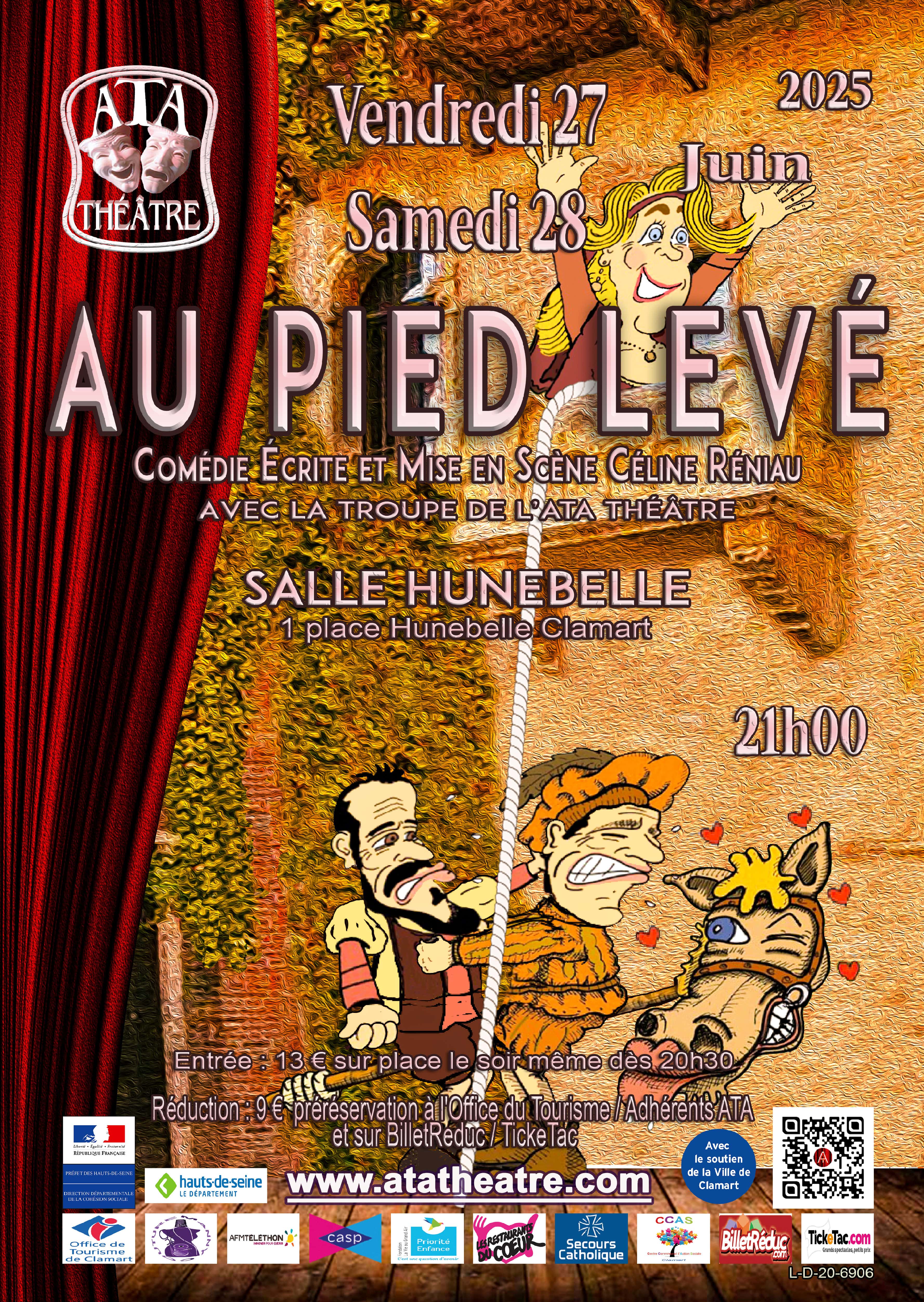 ATA THEATRE Cours Textes Diction Histoire Annuaire Spectacle
